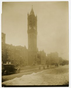 米国マサチューセッツ州ボストン、オールド・サウス・チャーチ、1902-10年頃（ゼラチンシルバー写真