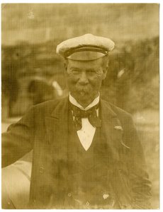 トーマスリプトン卿、1903年（ゼラチンシルバー写真） 作： Jessie Tarbox Beals