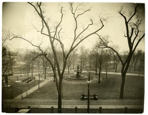 アメリカ、ボストン、ザ・コモン、1902-10年頃（ゼラチンシルバー写真 作： Jessie Tarbox Beals