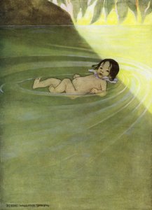Charles Kingsley による The Water Babies のイラスト (カラー リソ) 作： Jessie Willcox Smith