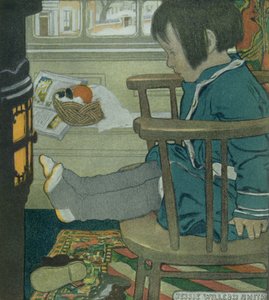 濡れた足 作： Jessie Willcox Smith