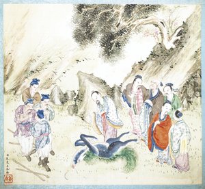 18世紀初頭の孔子の生涯 作： Jiao Bingzhen