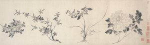 四季の花々、明朝 作： Jiayan Chen