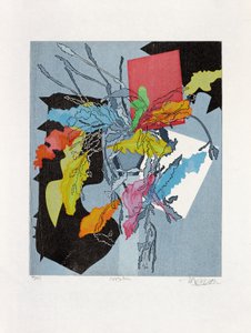 エピフェリウム、2015年（木版画） 作： Jim Monson