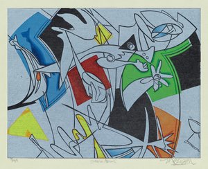 聖杯、2014年（木版画）