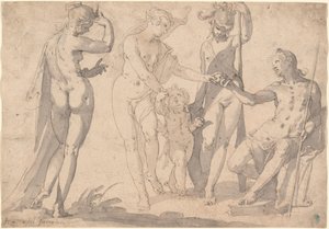 パリの審判 作： Joachim Anthonisz Wtewael
