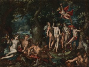 パリの審判 作： Joachim Wtewael or Utewael
