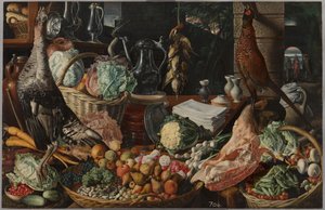 エマオでのキリストとのキッチンシーン、1560〜1565年