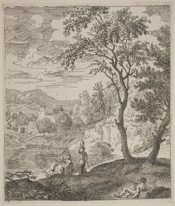 プッサン風風景画 作： Joachim Franz Beich