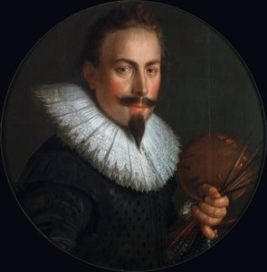 Peter Wtewael 1596-1660、1628年の肖像。 作： Joachim Wtewael or Utewael