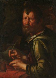 伝道者聖ルカ 作： Joachim Wtewael or Utewael
