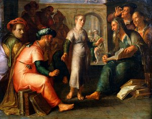医者の中のキリスト 作： Joachim Wtewael or Utewael