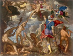 神々と巨人の間の戦い、1608年頃