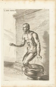 セネカ、リチャード・コリンによって刻まれた 作： Joachim von (after) Sandrart