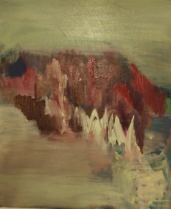 抽象的な山岳風景 作： 