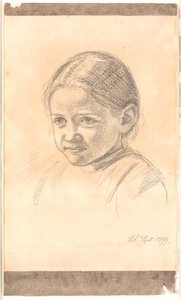 Eline Skovgaardの肖像？ 作： Joakim Frederik Skovgaard