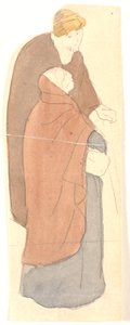 立っている女性と男性 作： Joakim Frederik Skovgaard