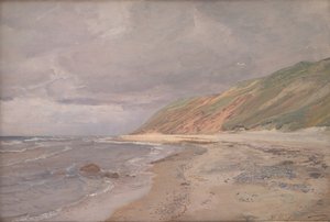 ティスビルデ ビーチ。 灰色の天気 作： Joakim Frederik Skovgaard