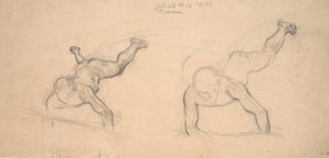 クロール・ボーイ（またはフライング・エンジェル）に関する2つの研究 作： Joakim Frederik Skovgaard