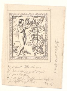 ゲルハルト・スティリングのための草稿 作： Joakim Frederik Skovgaard