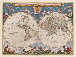 グランド・アトラス、あるいは宇宙誌（地、海、空を正確に記述したもの）、第1巻 作： Joan Blaeu