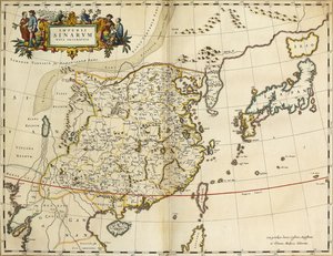 「Atlas Maior Sive Cosmographia Blaviana」からの中国の地図、1662年 作： Joan Blaeu