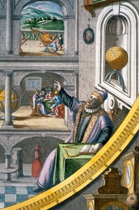 ティコ・ブラーエ、デンマークの天文学者、c1630 作： Joan Blaeu