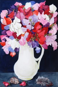 シェルとフェザー2011年の白い水差しの甘いエンドウ豆） 作： Joan Thewsey