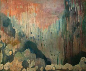 マヨルカの湾、カサ・トリンセットの装飾の断片 作： Joaquim Mir i Trinxet
