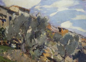ビレッジ、オレンジグローヴ 作： Joaquim Mir i Trinxet
