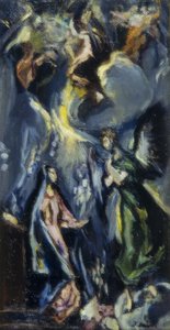 受胎告知 作： Joaquim Mir i Trinxet