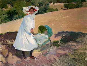 エル・パルドのエレナ、1907年。 作： Joaquin Sorolla y Bastida