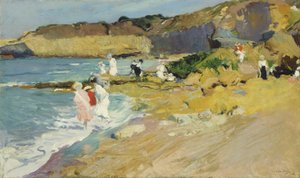 灯台の岩、ビアリッツ 作： Joaquin Sorolla y Bastida