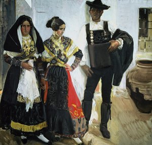 サラマンカ人 作： Joaquin Sorolla y Bastida