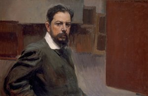 セルフポートレート 作： Joaquín Sorolla