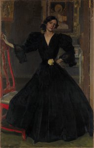 黒のソローリャ 作： Joaquín Sorolla