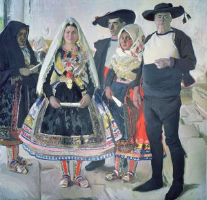 典型的なラガルテ派 作： Joaquin Sorolla y Bastida