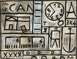 コンストラクティヴ・アート 作： Joaquin Torres Garcia