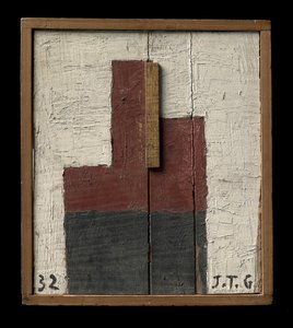 シェイプ：シェンナ・アース＆ブラック 作： Joaquin Torres Garcia