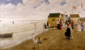 サンルカル・デ・バラメダのビーチ ホアキン・トゥリナ・サンドによる絵画 (1847-1903) 個人蔵。