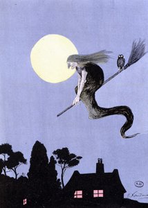 伝説を信じるなら、魔女は最初に航空を練習した（ほうきに乗った魔女） - ザンダロの「航空の冒険」