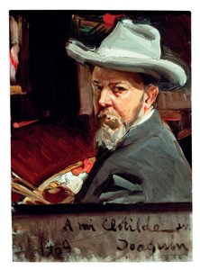 自画像 作： Joaquín Sorolla
