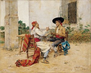 バレンシアフエルタの2人の住民 作： Joaquin Agrasot y Juan