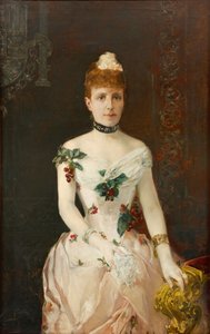 オーストリアのマリアクリスティーナ1858〜1929年、スペインの女王、1888年。 作： Joaquín Sorolla