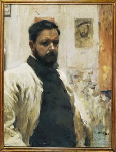 セルフポートレイト 作： Joaquín Sorolla