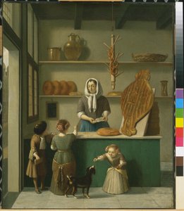 ベーカリーショップ、1680年頃 作： Job Berckheyde