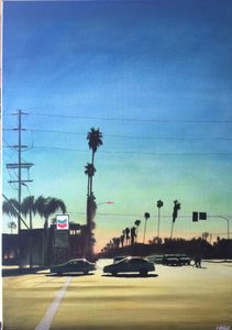 San Fernando Valley 10, c.2012 (acrylic on panel) 作： 