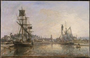 オンフルール 作： Johan Barthold Jongkind