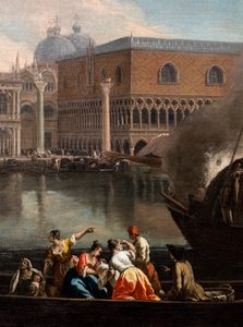サン・マルコ盆地の眺め、ヴェネツィア、1730-35年頃（油彩・カンヴァス）