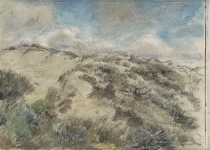 砂丘の風景 作： Johan Antonie de Jonge